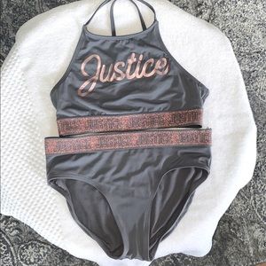 Girls: Justice Two Piece Swimsuit